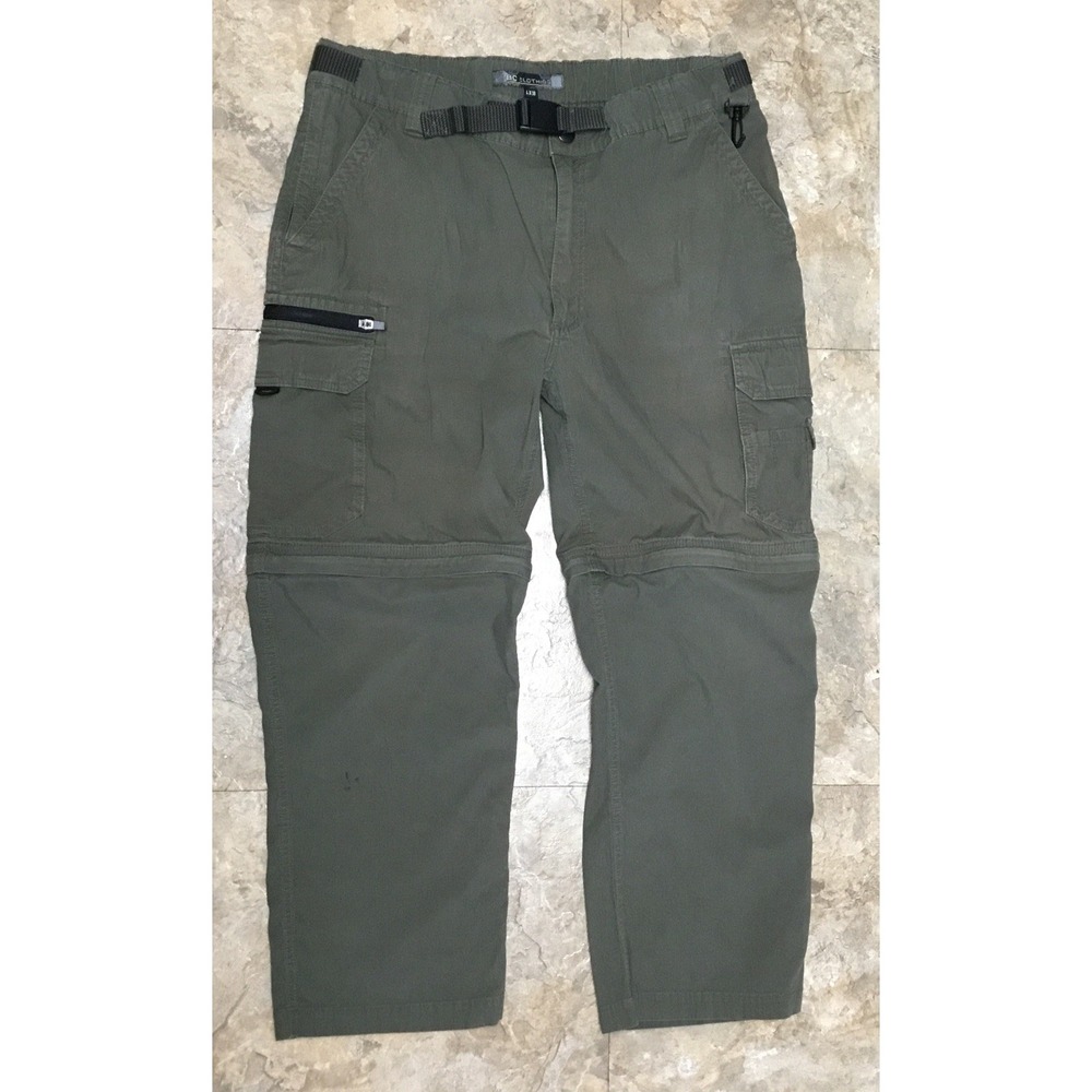 BC Clothing Men's Light WT CVT Green Stretch Cargo Pants W 36" Granola Hiking